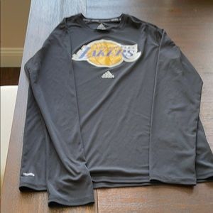 Long sleeve addidas boys Climalite shirt